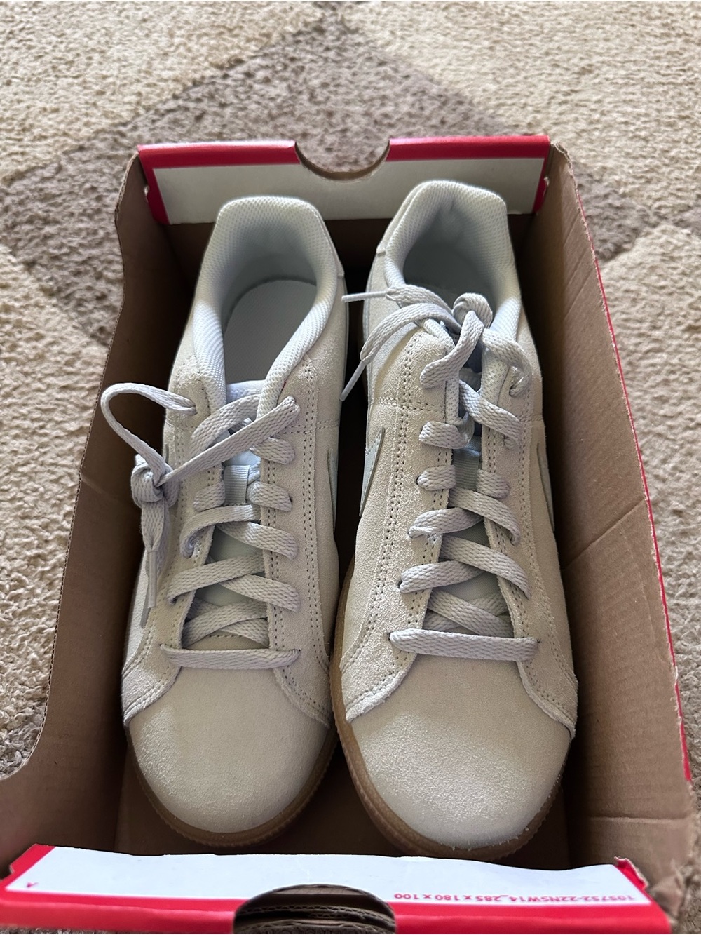 Nike Court Royale Suede Pure Platinum Gum 916795-001 Women's